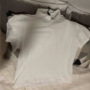 Lululemon Men’s Polo Shirt, XXL, White, barely worn excellent condition